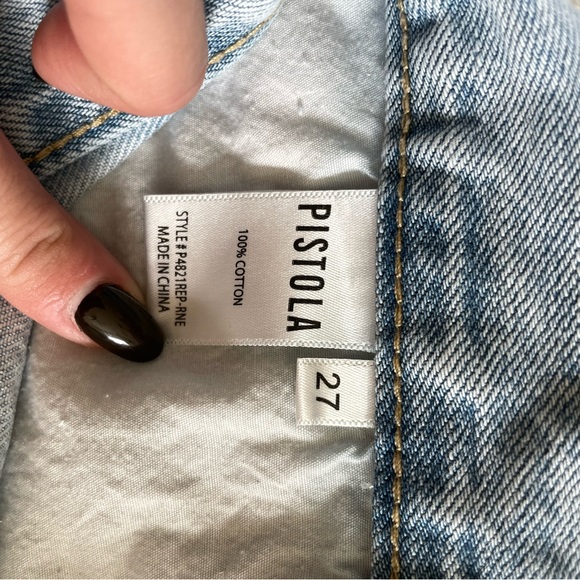 Pistola Sky Blue Women's Jean Shorts sz 27 - Picture 4 of 4